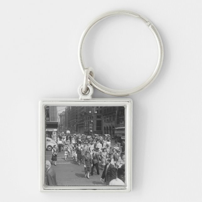 Pedestrians Key Ring (Front)
