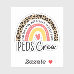 Pediatric Crew Peds Nurse Rainbow PICU Nure Gift