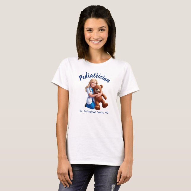 pediatric doctor antistress health therapy T-Shirt (Front Full)
