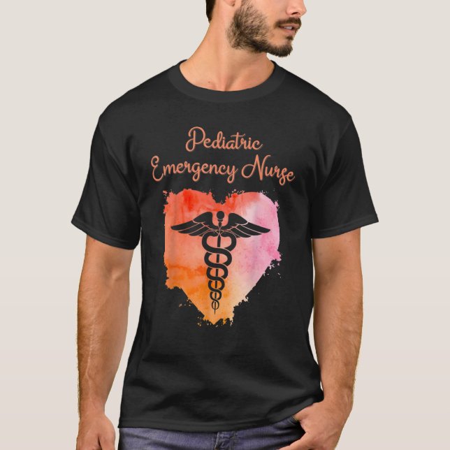 Pediatric Emergency Nurse  Nurses Graduation Caduc T-Shirt (Front)