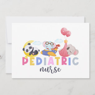 Pediatric Nurse Animal Safari Zoo Peds Nurse Nursi Invitation