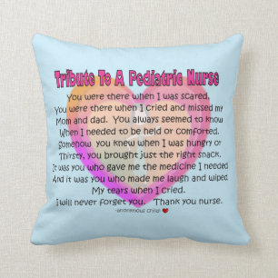 Pediatric Nurse Appreciation Cushion