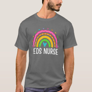 Pediatric Nurse Nursing Rainbow RN PEDS Nurse Pedi T-Shirt