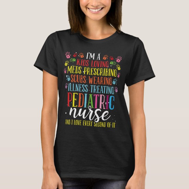 Pediatric Nurse PEDS Nursing Appreciation Week T-Shirt (Front)