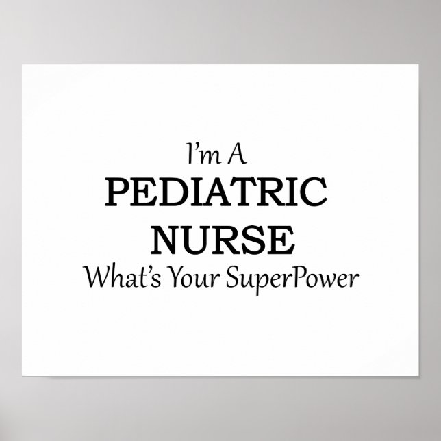 PEDIATRIC NURSE POSTER (Front)
