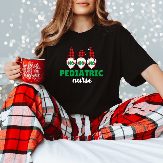 Pediatric Nurse Santa Celebration Christmas Friend T-Shirt (Creator Uploaded)