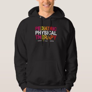 Pediatric Rainbow PT Physical Therapy Therapist Hoodie