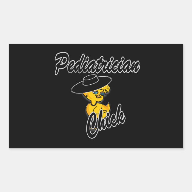 Pediatrician Chick #4 Rectangular Sticker (Front)
