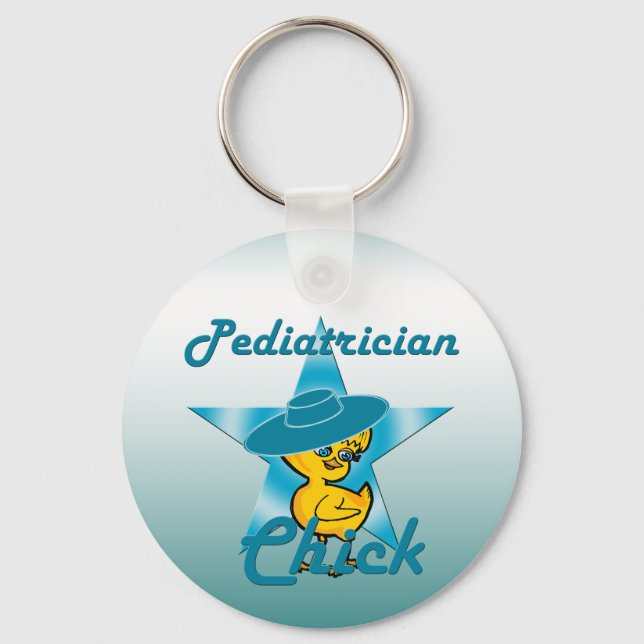 Pediatrician Chick #7 Key Ring (Front)