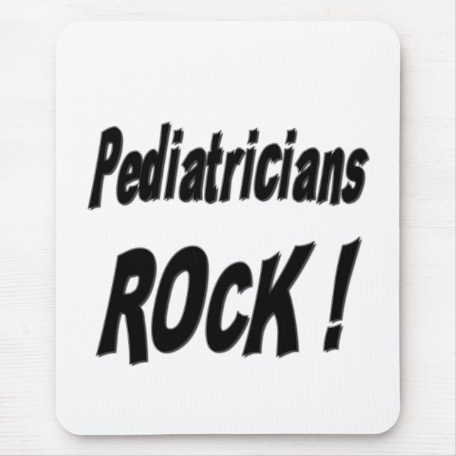 Pediatricians Rock! Mousepad (Front)