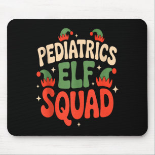 Pediatrics Elf Squad Funny Christmas Tank Top  Mouse Pad