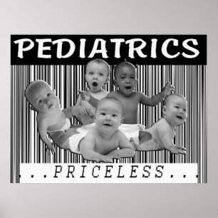 PEDIATRICS - PRICELESS BARCODE POSTER
