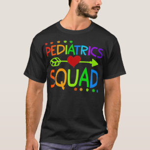 Pediatrics Squad Peds Registered Nurse School PICU T-Shirt