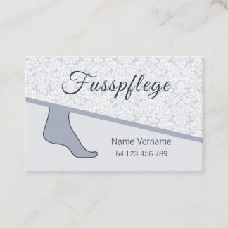 pedicure business card