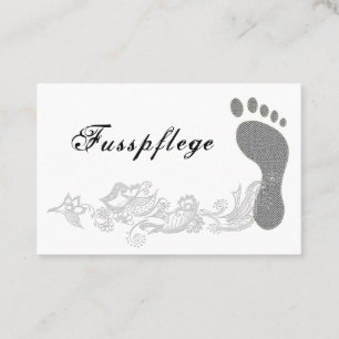 pedicure business card