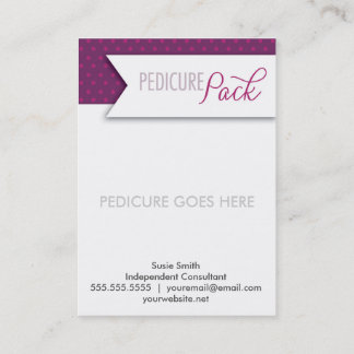 Pedicure Pack - Chubby Business Card
