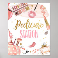 Pedicure Station Spa Party Makeup Glamour Birthday