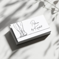 Pedicure Studio One Line Stroke Feet Illustration