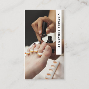 Pedicurist  & Manicurist QR Code Business Card