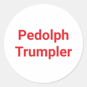 Pedolph Trumpler Hankamer Artjunkhaus Comic Art  Classic Round Sticker