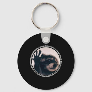 Pedro Funny Racoon Dancing Meme Key Ring