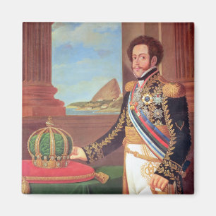 Pedro I Emperor of Brazil, 1825 Magnet