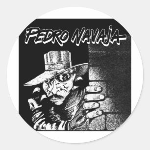 PEDRO NAVAJA CLASSIC ROUND STICKER