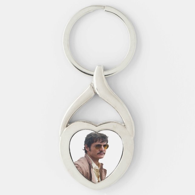 Pedro Pascal Keychain Cute (Front)