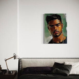 Pedro –Portrait of an Afro-Latino Man Poster