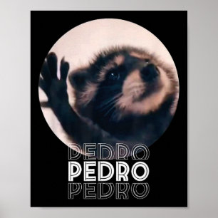 Pedro Racoon Dance Popular Internet Meme Mapache D Poster