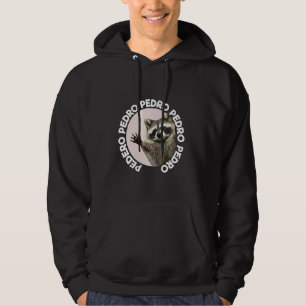 Pedro Racoon Funny Animal Cute Design Fun Dancing Hoodie