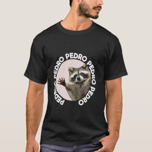 Pedro Racoon Funny Animal Cute Design Fun Dancing T-Shirt