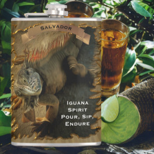 Pedro Spirit, Pour, Sip, Endure 0768 Hip Flask