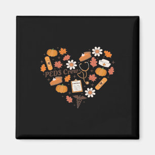 Peds Crew Fall Paediatrics Thanksgiving Peds Nurse Magnet