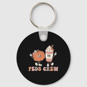 Peds Crew Pumpkin Thanksgiving Fall Paediatrics Nu Key Ring