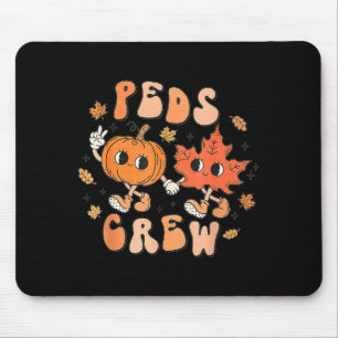Peds Crew Pumpkin Thanksgiving Fall Pediatric Nurs Mouse Pad