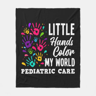 Peds Nurse Paediatrics Nurse Practitioners Gifts Fleece Blanket
