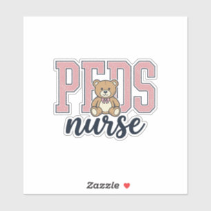 Peds Nurse Teddy Bear Vintage Shirt Design_1