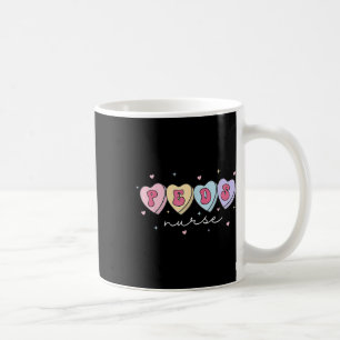 Peds Nurse Valentines Day Heart Paediatrics Nurse Coffee Mug