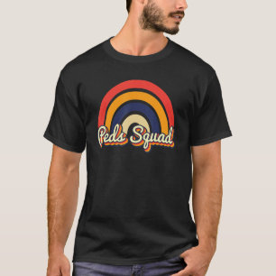 Peds Squad Pediatric Nurse Peds Pediatrician Retro T-Shirt
