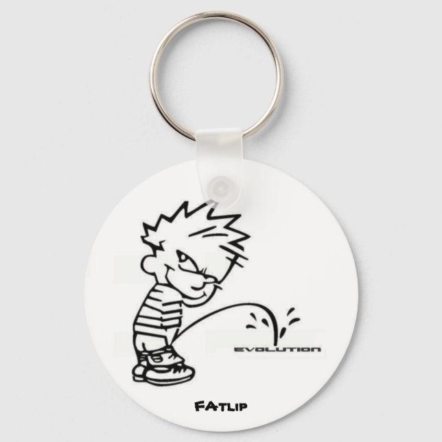 pee Lip Key Ring (Front)