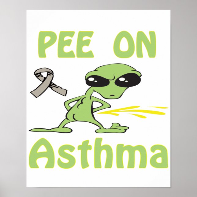 Pee On Asthma Poster (Front)