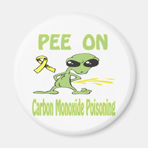 Pee On Carbon Monoxide Poisoning Magnet