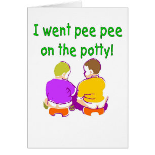 Pee on the potty