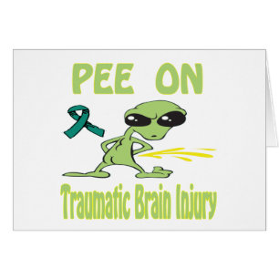 Pee On Traumatic Brain Injury Card