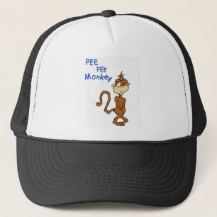 Pee Pee Monkey Trucker Hat
