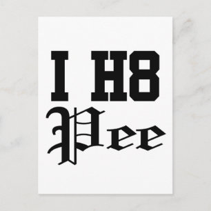 pee postcard