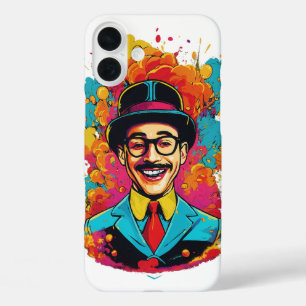 Pee Wee Herman Laughing iPhone 16 Plus Case" iPhone 16 Plus Case