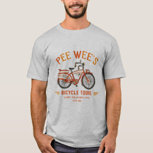 Pee-wee’s Big Adventure Bike Iconic Red Bicycle  T-Shirt