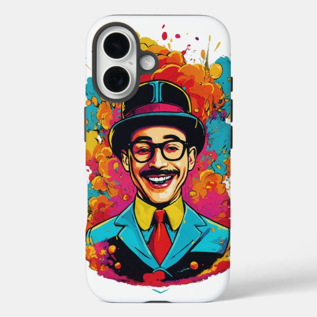 Pee Wee's Playful iPhone 16" Case-Mate iPhone Case (Back)